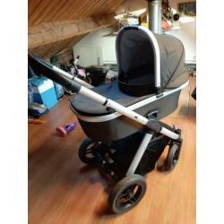 Transit kinderwagen bruin/brons