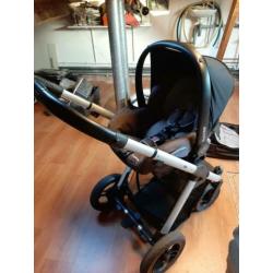Transit kinderwagen bruin/brons