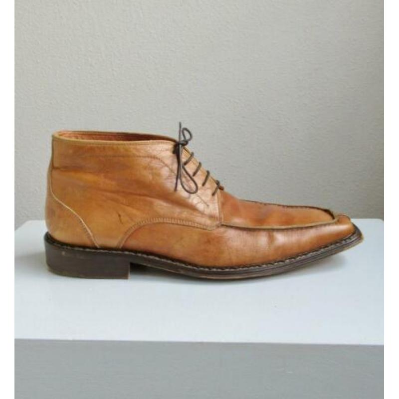 Bruine leren veterboots van Dolcis - mt 46