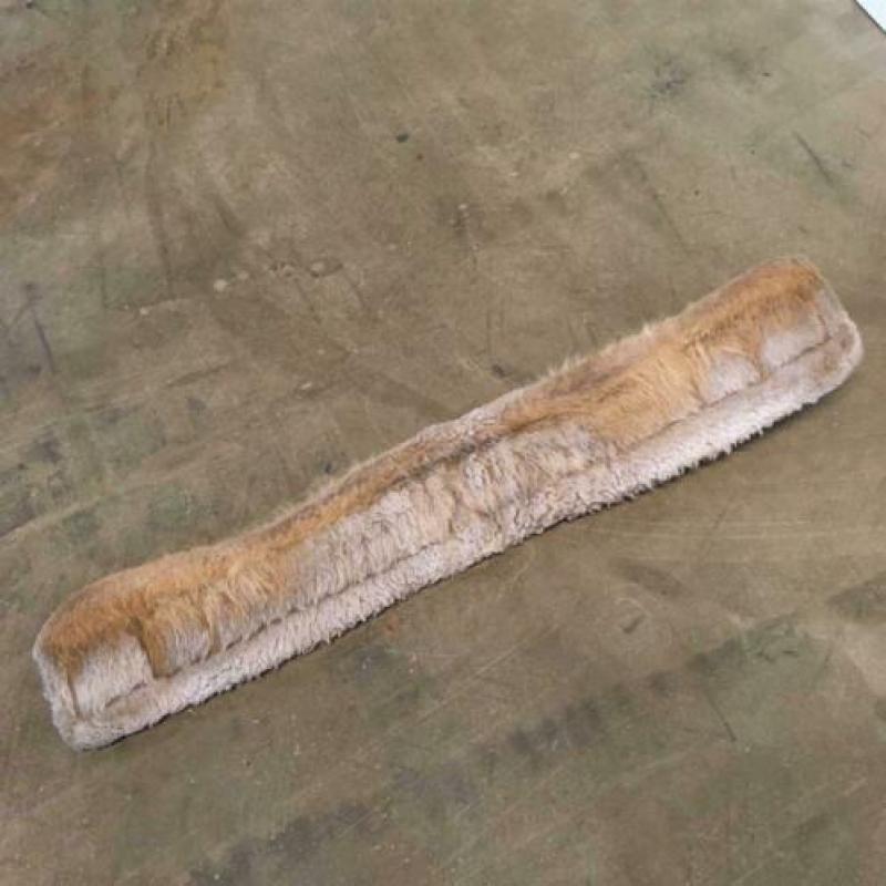 Westernsingel American Saddlery met bont | Bruin | 80 cm