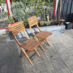 opklap stoelen, FSC houten terras stoelen, opklapbaar