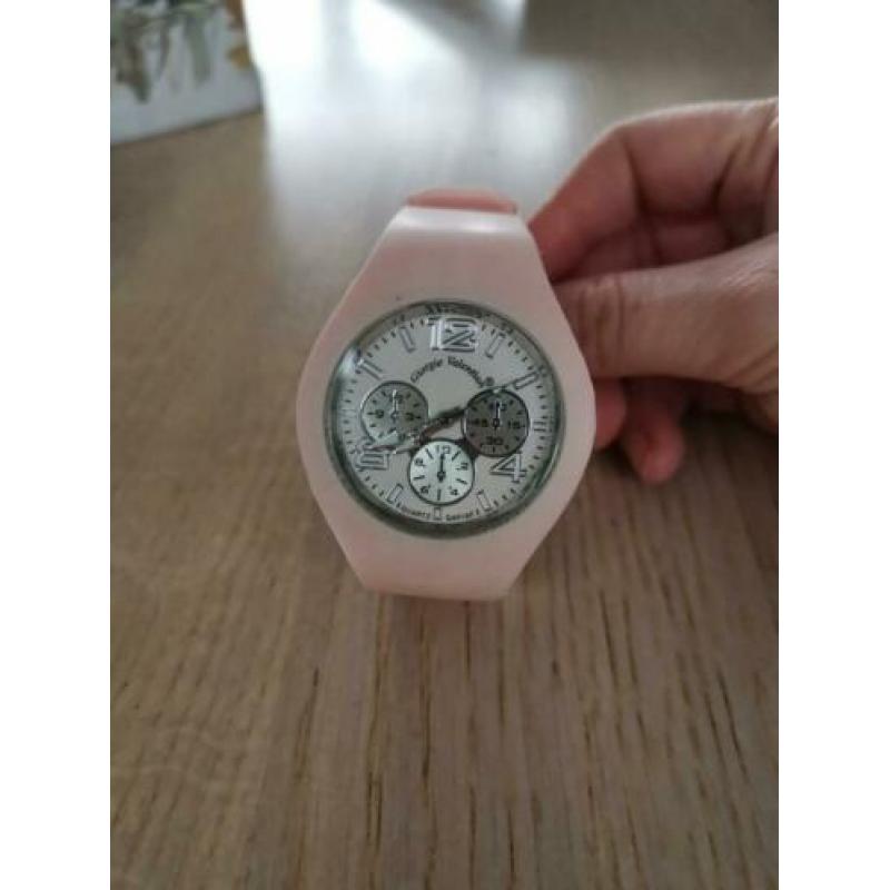 Horloge roze Georgie Valentian dames
