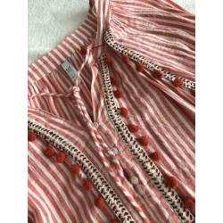 Mt M Zara boho bohemian blouse tuniek Ibiza nieuwstaat!