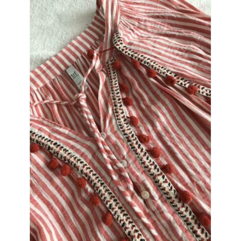 Mt M Zara boho bohemian blouse tuniek Ibiza nieuwstaat!