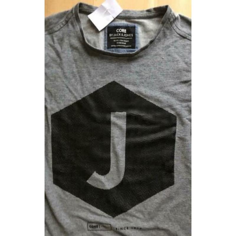 JACK & JONES JACK AND JONES TRUI / SHIRT GRIJS maat M