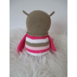 Gehaakte uil Floortje knuffel