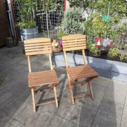 opklap stoelen, FSC houten terras stoelen, opklapbaar