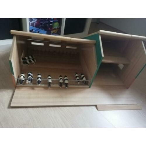 Houten koeienstal