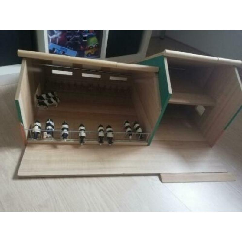 Houten koeienstal