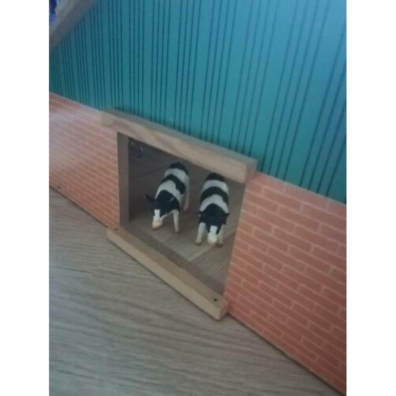Houten koeienstal