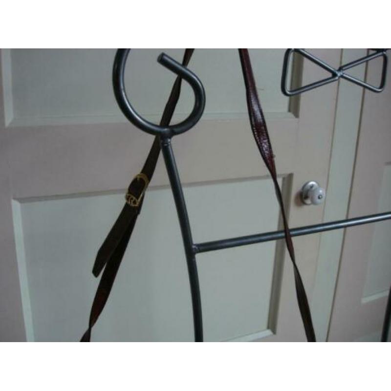R.Vintage leren schoudertas €4,00 zgan