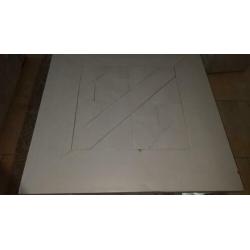 Steigerhout salontafel l×b×h 90- 90- 46