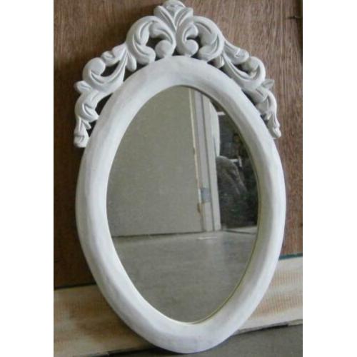 Barok Spiegel - houten lijst - 50 x 30 cm – bij TTM Wonen
