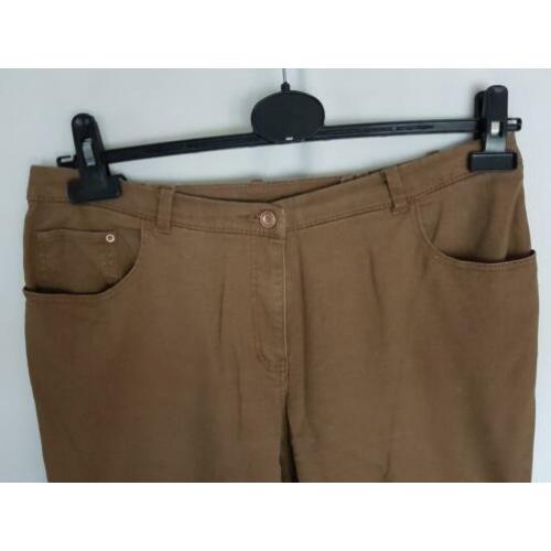 H&M Broek 42/44 Donkerbeige zgan