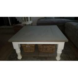 Steigerhout salontafel l×b×h 90- 90- 46