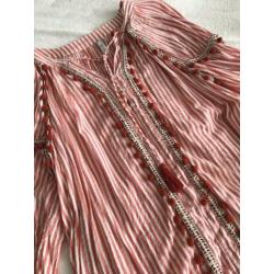 Mt M Zara boho bohemian blouse tuniek Ibiza nieuwstaat!