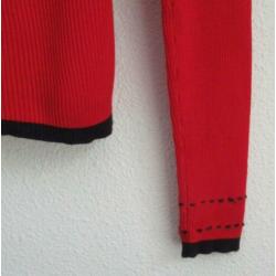 Rood zijde mix vest van Episode Essentials - mt S