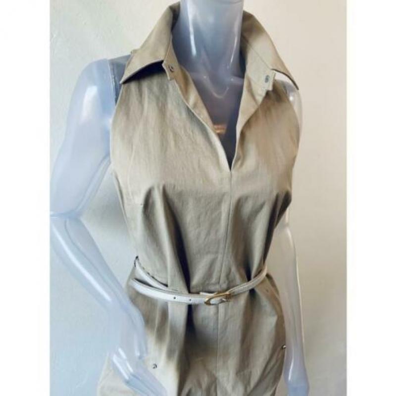 Max Mara beige gevoerd stijlvol jurkje - 40