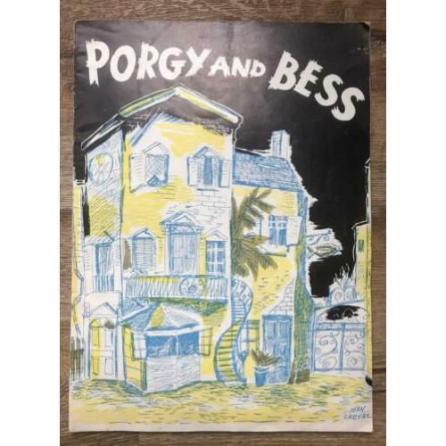 Programmaboekje musical Porgy & Bess Gershwin Chanel Philips