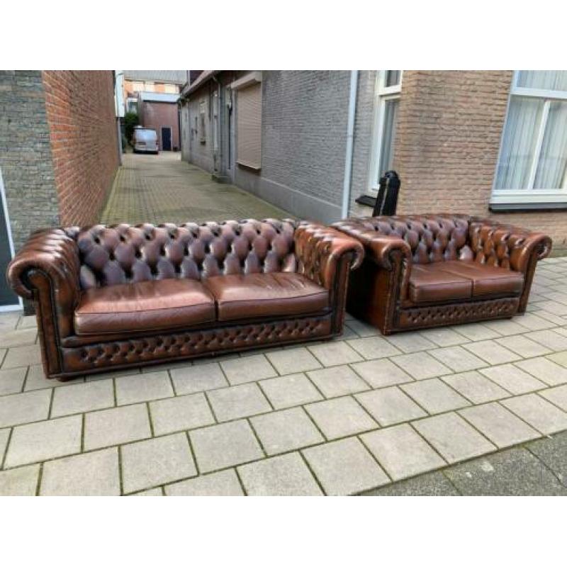 Chesterfield 3+2 zit bankstel GRATIS BEZORGD!