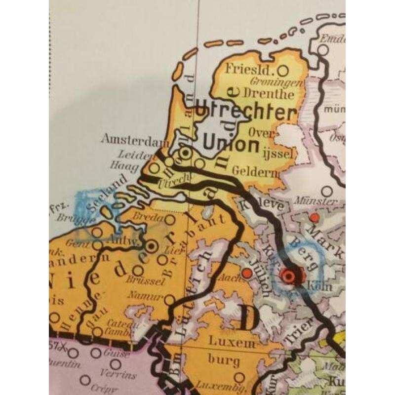Grote Wandkaart schoolkaart Europa