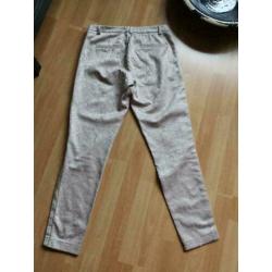 Summum mooie slangenprint broek met bies mt 36 ZGAN