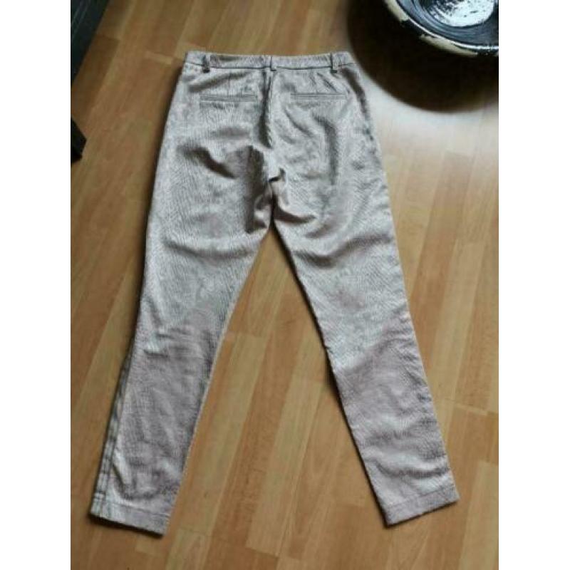 Summum mooie slangenprint broek met bies mt 36 ZGAN