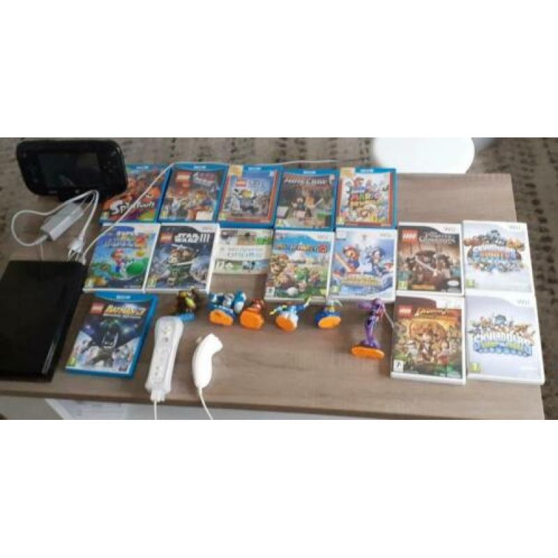 Nintendo wii u met spellen
