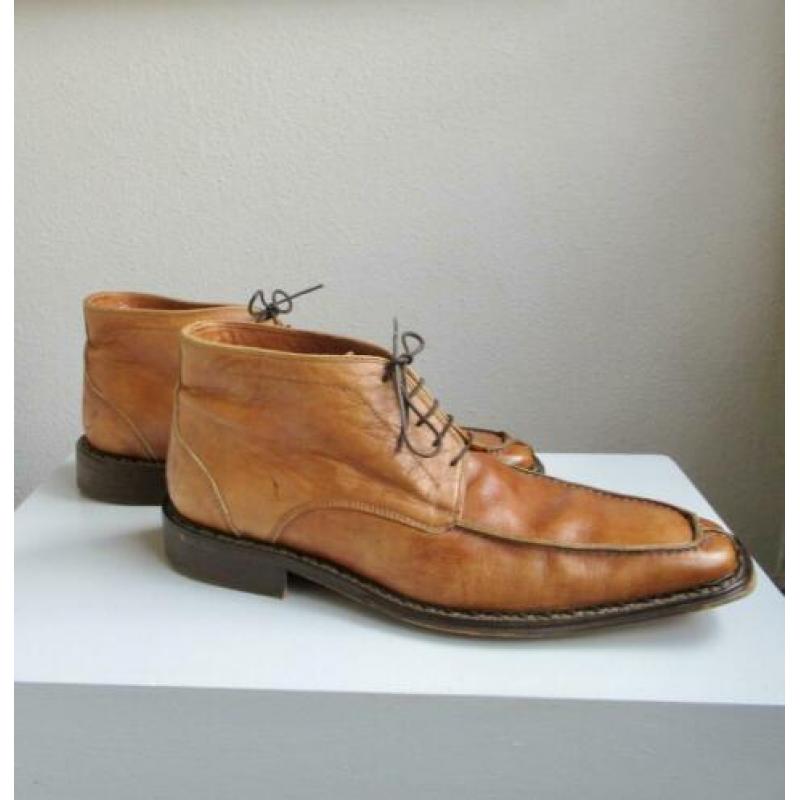 Bruine leren veterboots van Dolcis - mt 46