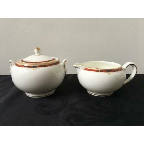 Wedgwood Colorado suikerpotje en/of melkkannetje