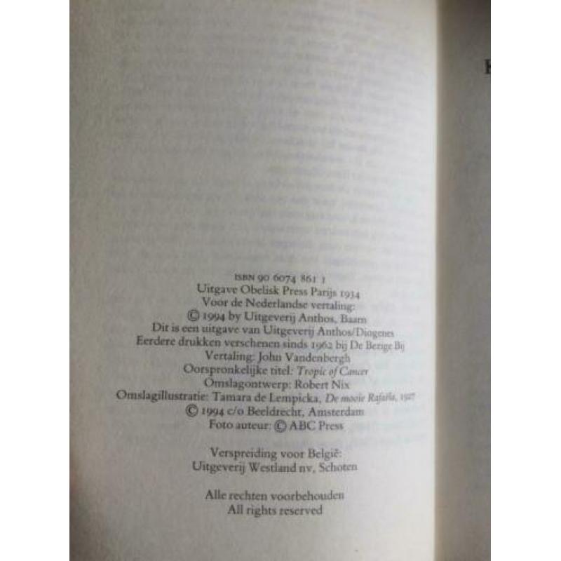 Henry Miller: Kreefskeerkring + Tropic of Capricorn&Cancer
