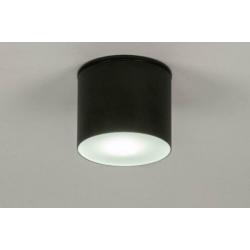 plafondlamp spot grijs of wit zwart badkamerlamp buitenlamp