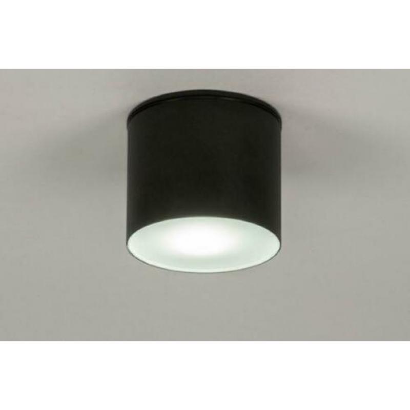 plafondlamp spot grijs of wit zwart badkamerlamp buitenlamp