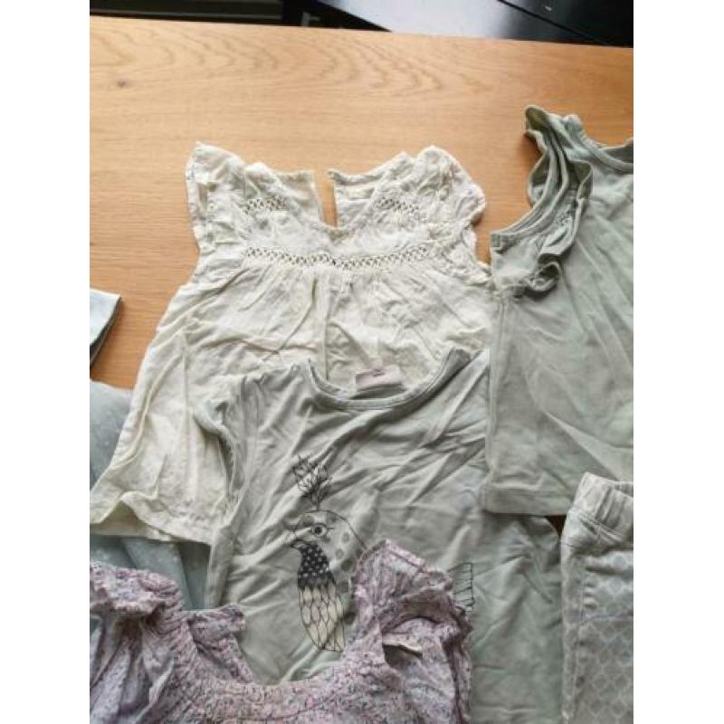 Pomp de lux pakketje maat 86 zgan jurk/shirt/broek