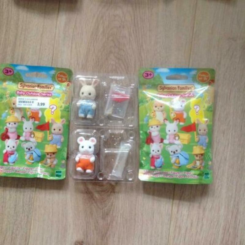Sylvanian families boomhut, schoolbus, en meer
