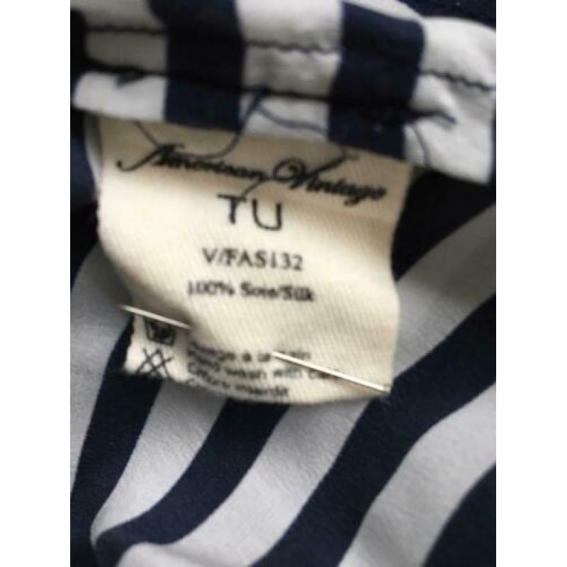 American Vintage zijden top/shirt XL