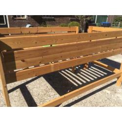 Te koop; gebruikte half hoogslaper L 207cm x Br 102 x H 114c