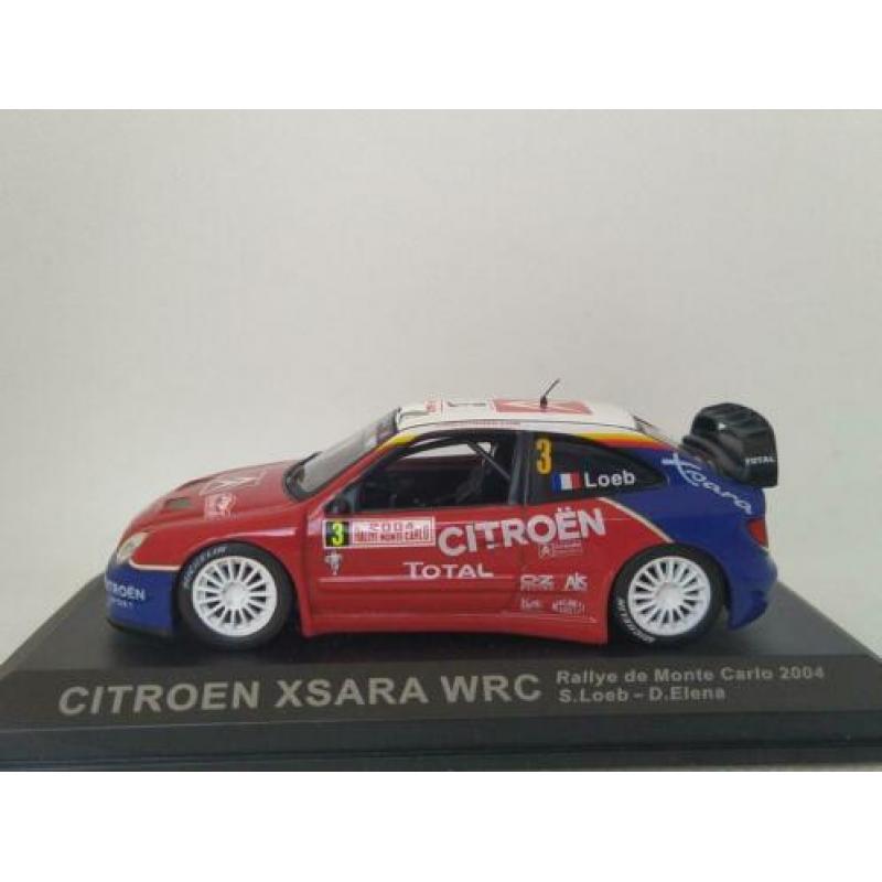 Citroen Xsara WRC rally monte Carlo 2004 1:43 Altaya ixo Poo