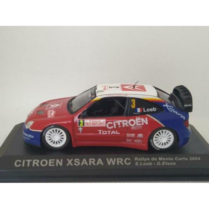 Citroen Xsara WRC rally monte Carlo 2004 1:43 Altaya ixo Poo