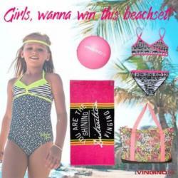 Vingino Strandlaken Vanity Neon Pink