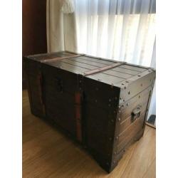 Houten opbergkist