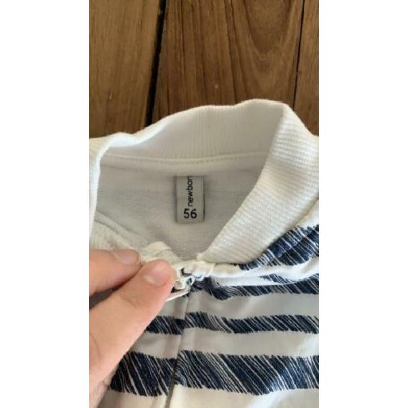 Baby setje maat 56