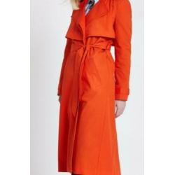 Trenchcoat River Island oranje jas zomerjas