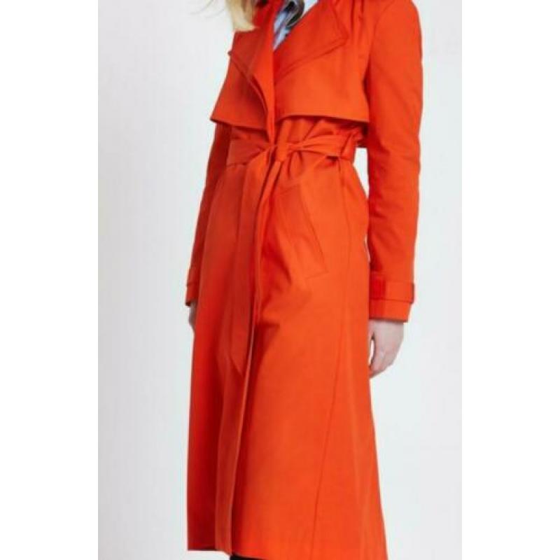 Trenchcoat River Island oranje jas zomerjas