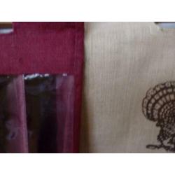 2 Boodschappen - canvas tassen. Nieuw.