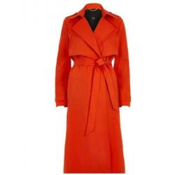 Trenchcoat River Island oranje jas zomerjas