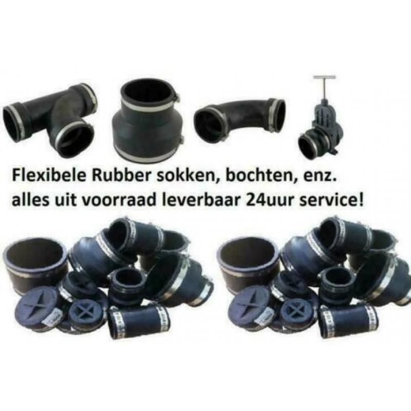 flexibele koppelingen, Druk pvc, PVC koppelingen enz.