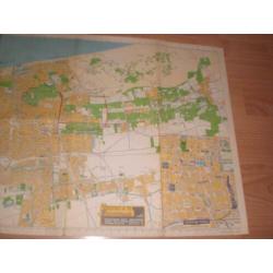 Leuke oude plattegrond van Den Haag rond 1955