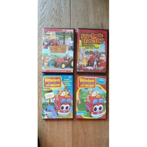 DVD 's Pieter Post / Kleine rode tractor / Wielen van de bus