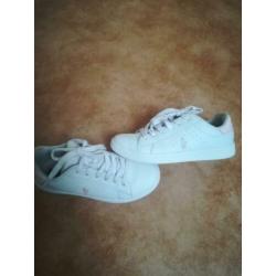 Stoere witte sneakers van Polo Ralph Lauren